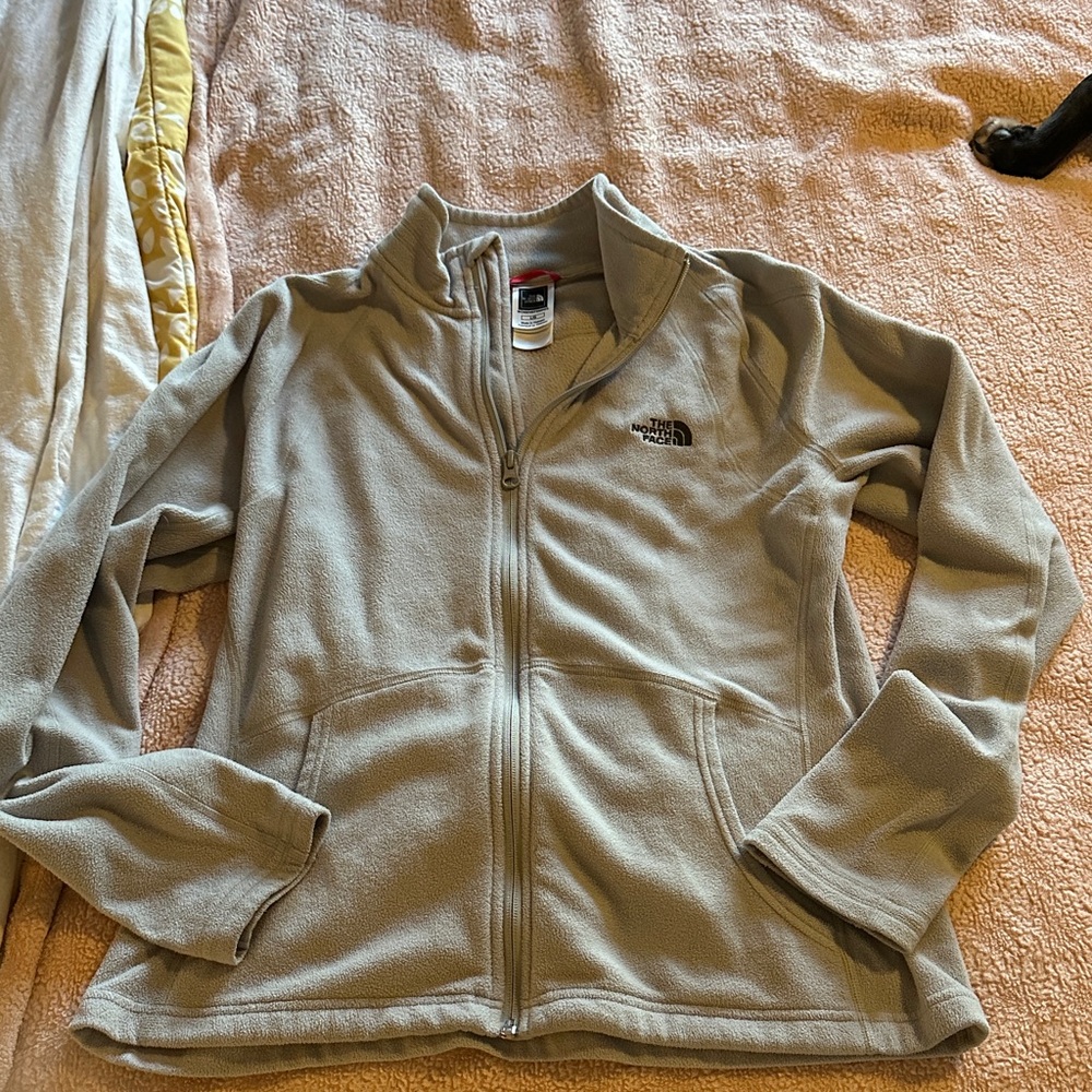 The North Face Women's Light Gray Fleece Jacket